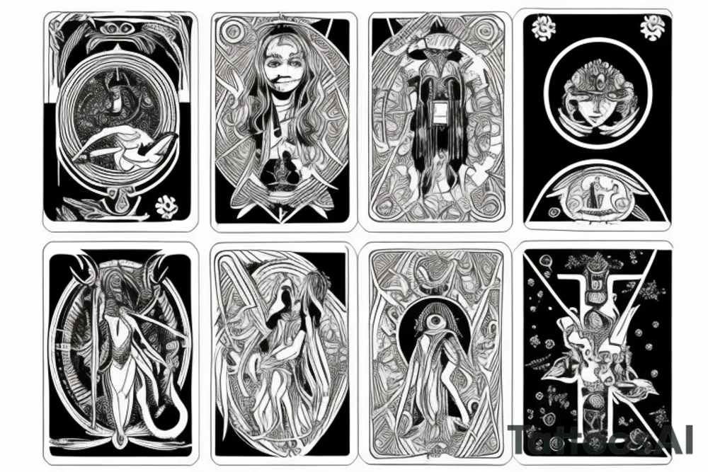 TAROT CARD THE IMPERATRICE tattoo idea