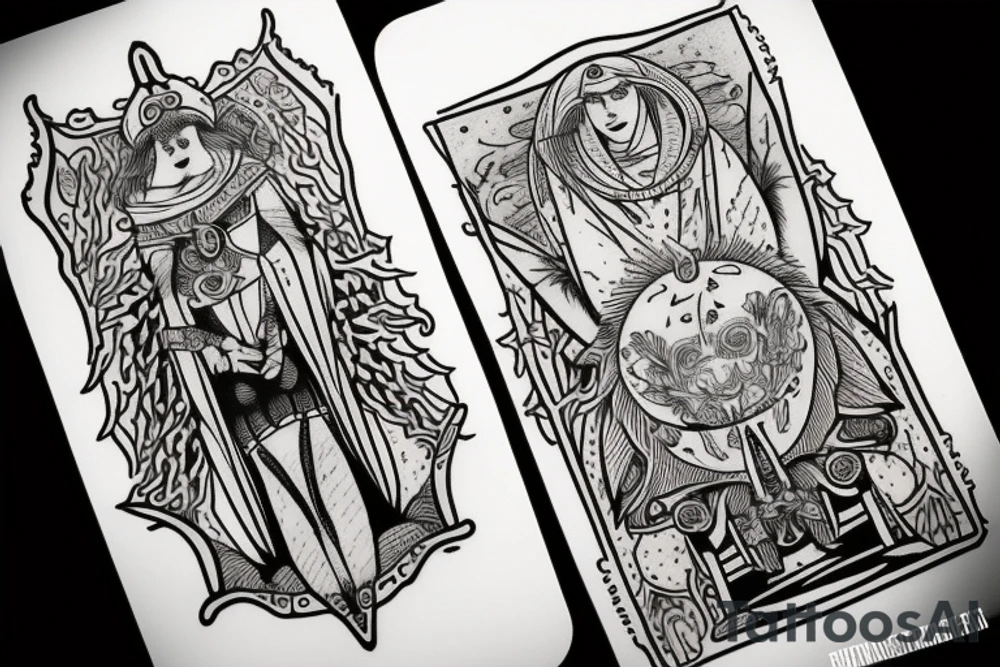 TAROT CARD THE IMPERATRICE tattoo idea