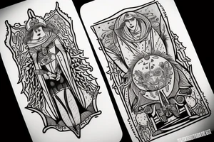 TAROT CARD THE IMPERATRICE tattoo idea