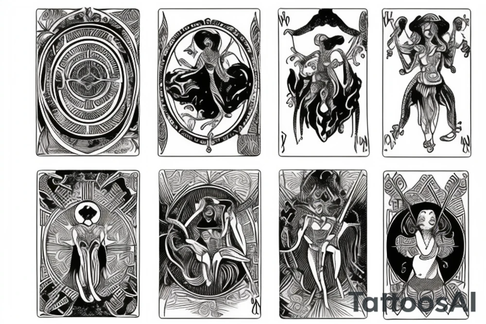 TAROT CARD THE IMPERATRICE tattoo idea