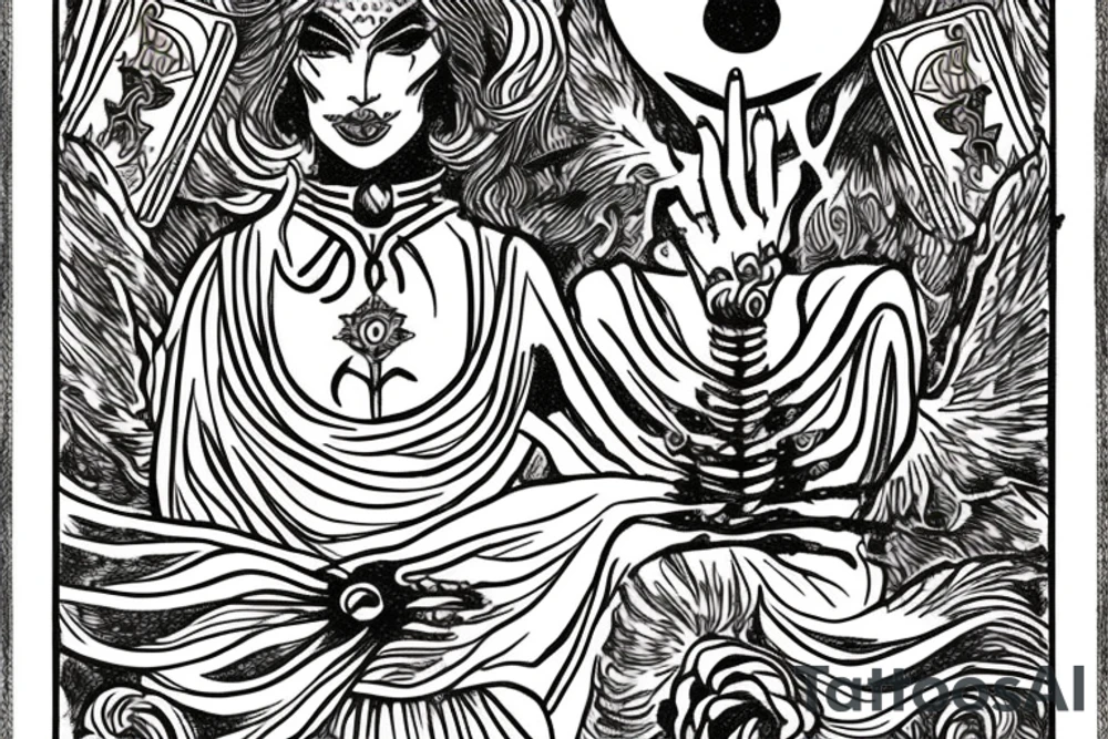 TAROT CARD THE IMPERATRICE tattoo idea