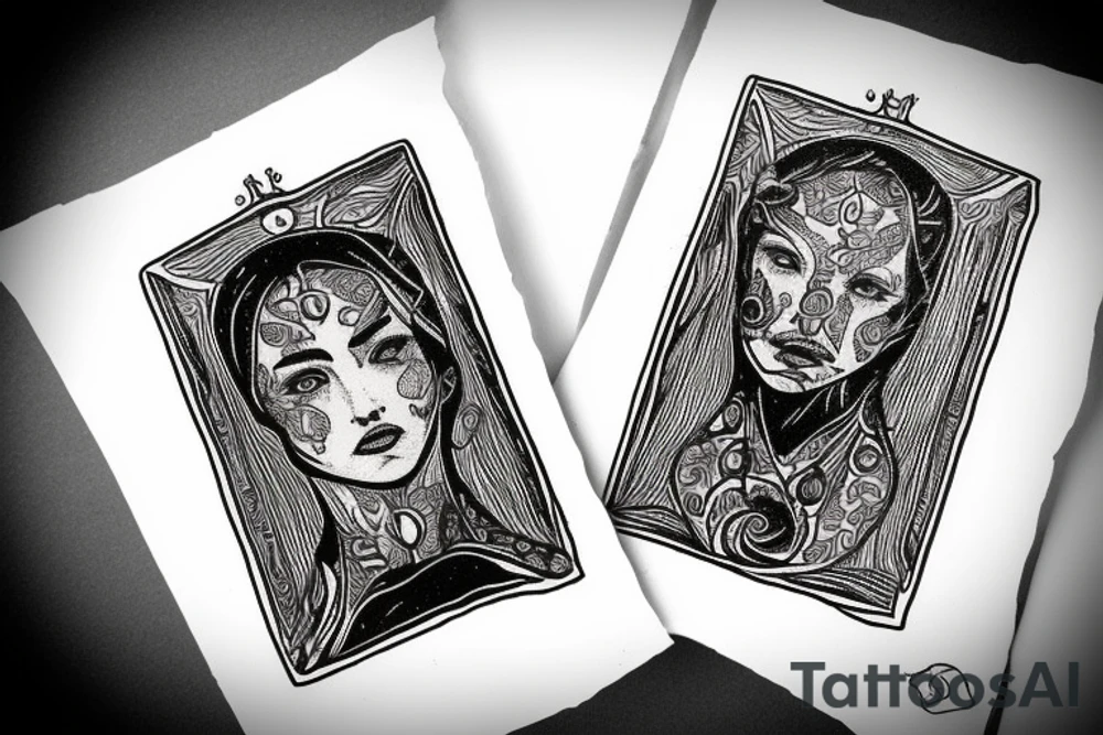 TAROT CARD THE IMPERATRICE tattoo idea