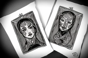 TAROT CARD THE IMPERATRICE tattoo idea