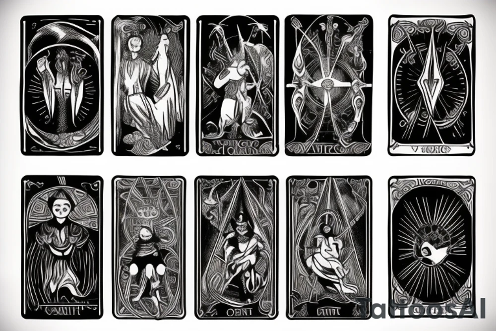 TAROT CARD tattoo idea
