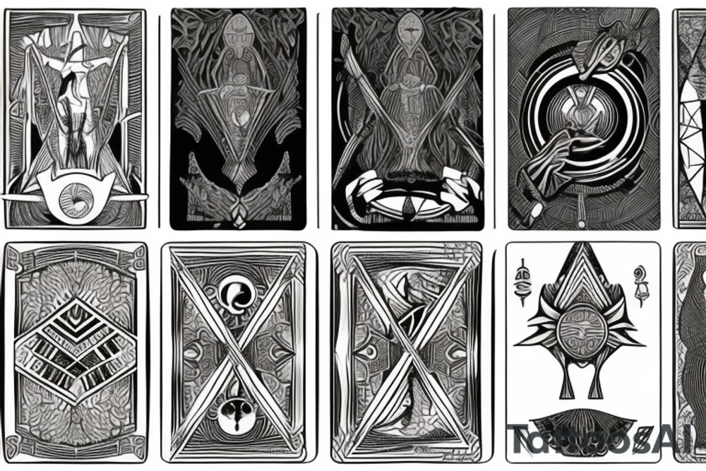 TAROT CARD tattoo idea