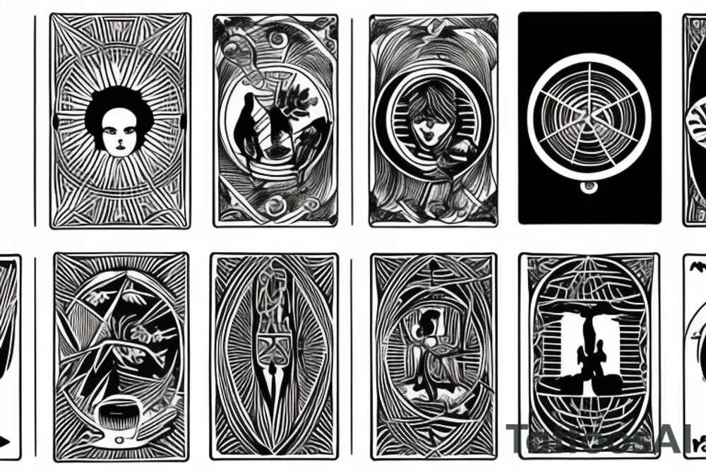 TAROT CARD tattoo idea
