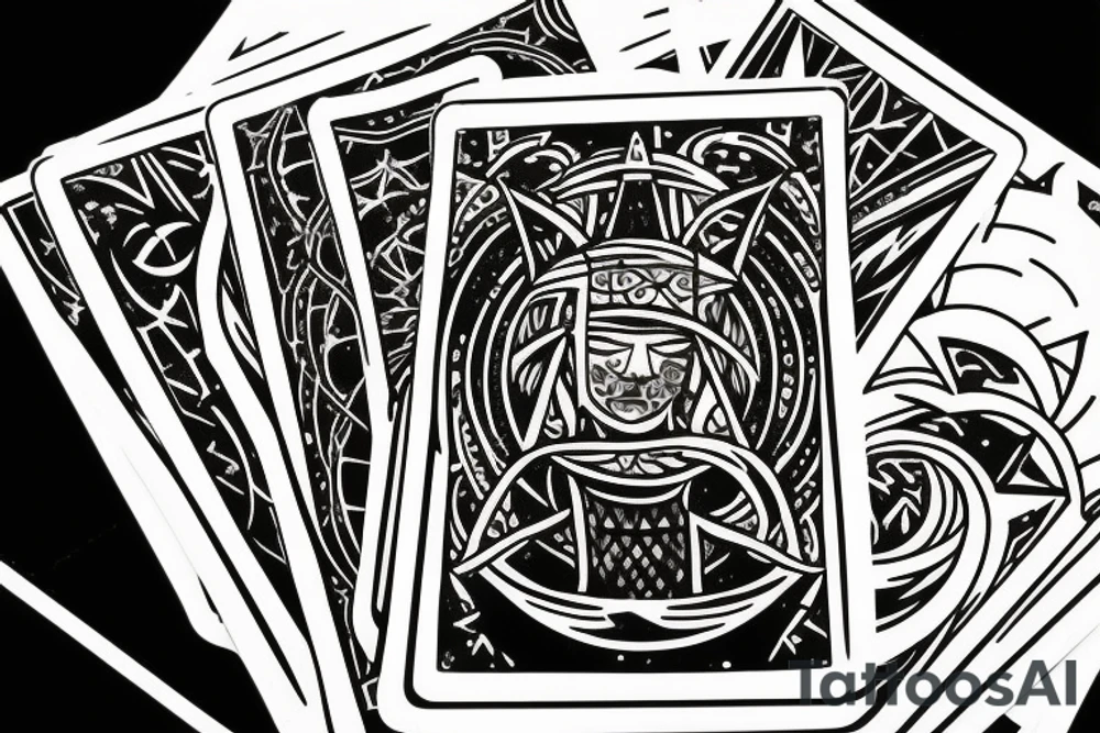 TAROT CARD THE IMPERACTRICE tattoo idea