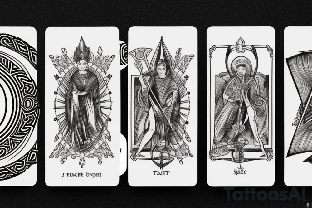 TAROT CARD THE IMPERACTRICE tattoo idea