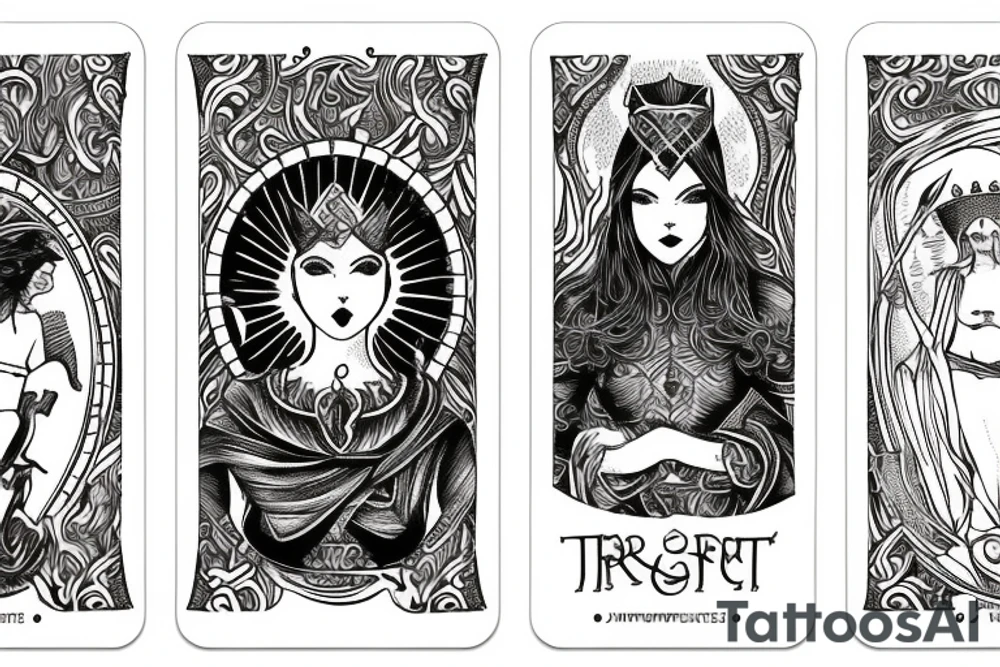 TAROT CARD THE IMPERACTRICE tattoo idea