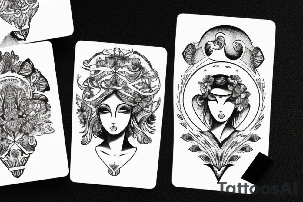 THE IMPERATRICE CARD tattoo idea