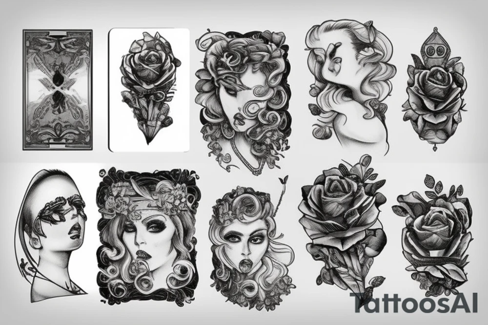 THE IMPERATRICE CARD tattoo idea