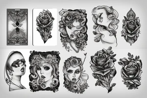 THE IMPERATRICE CARD tattoo idea