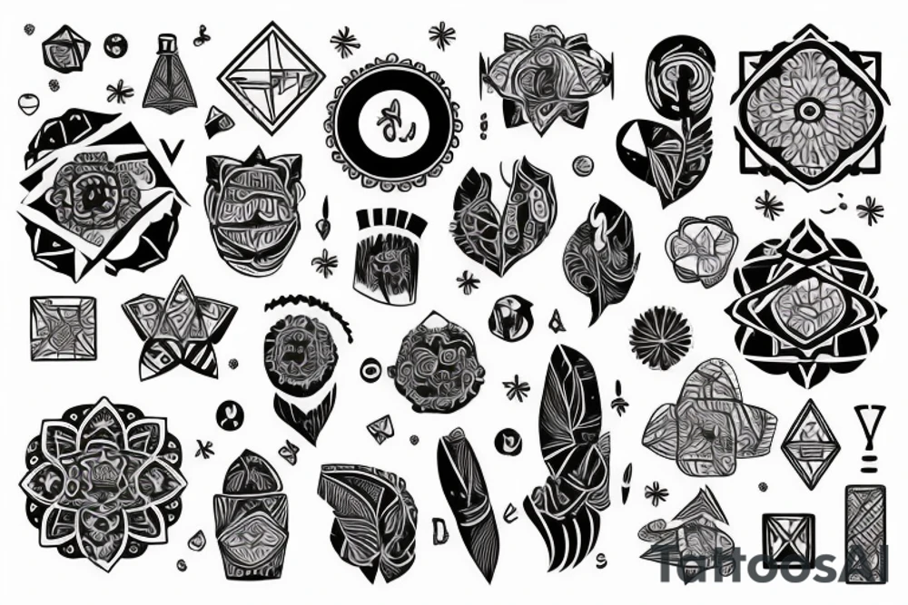 Греция кельтская мандала чикано tattoo idea