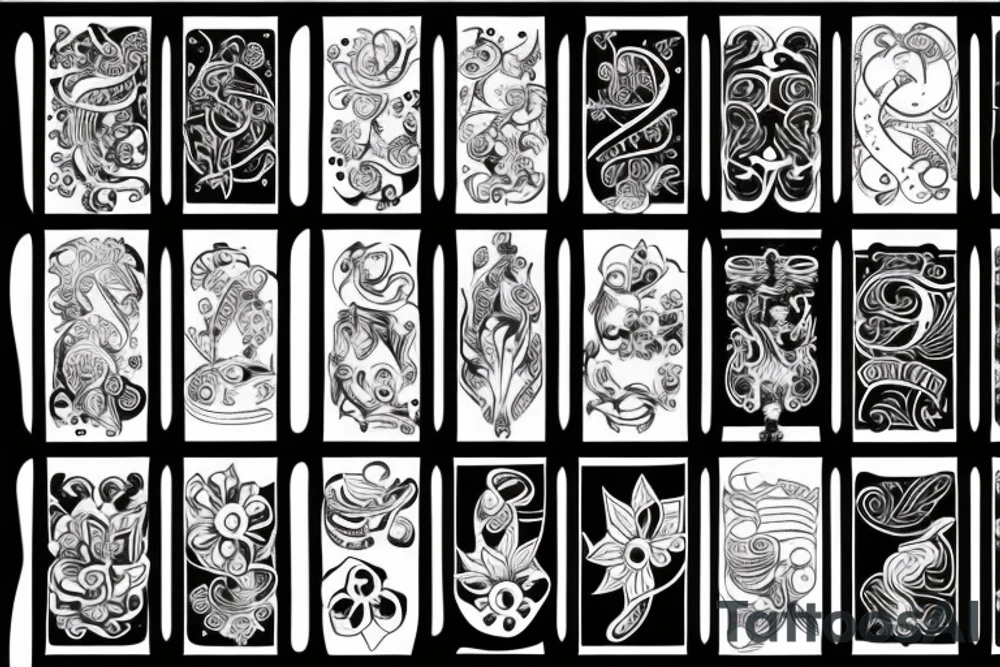 Flash tattoos for festival tattoo idea