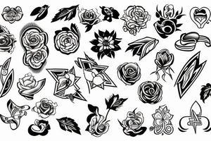Flash tattoos for festival tattoo idea
