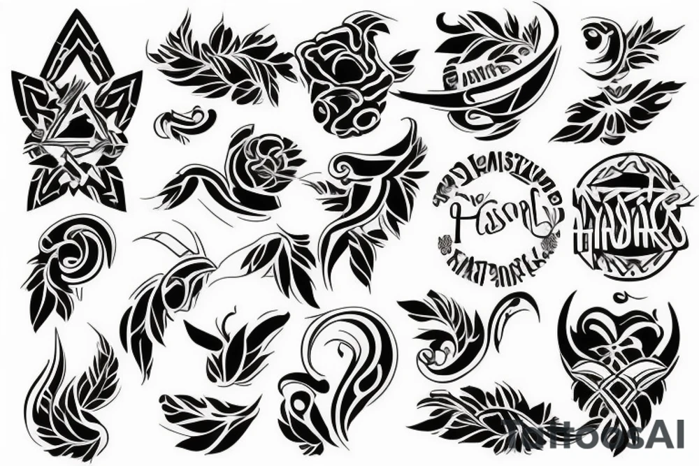 Flash tattoos for festival tattoo idea