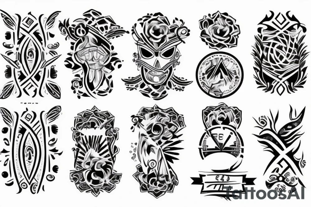 Flash tattoos for festival tattoo idea