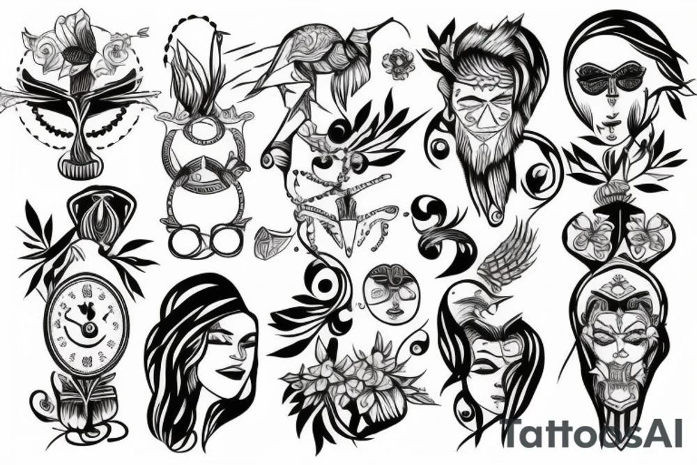 Flash tattoos funny tattoo idea