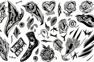 Flash tattoo design tattoo idea