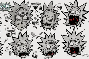 Rick and Morty tattoo idea