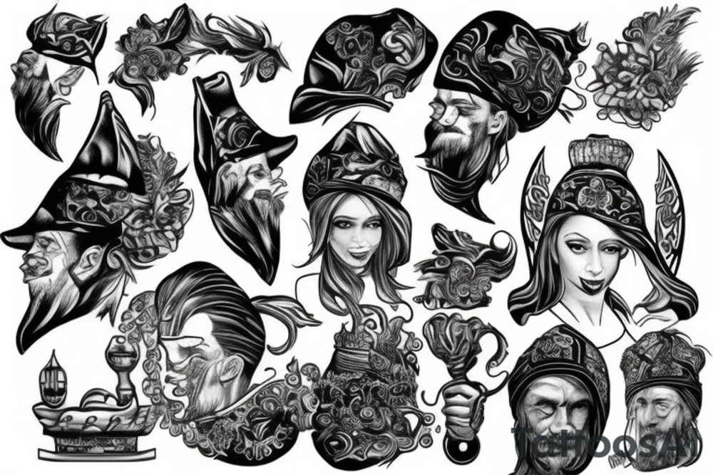 Cossack tattoo idea