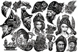 Cossack tattoo idea