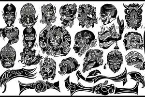 Cossack tattoo idea