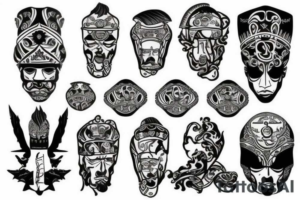 Cossack tattoo idea