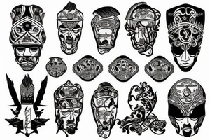 Cossack tattoo idea