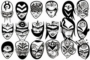 Evel vertical eye tattoo idea