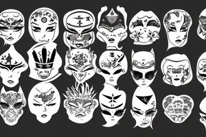 Evel vertical eye tattoo idea