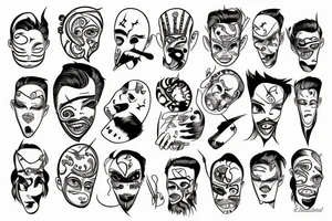 Evel vertical eye tattoo idea