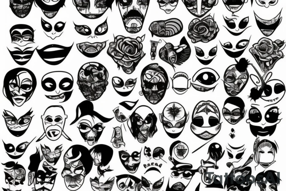 Evel vertical eye tattoo idea