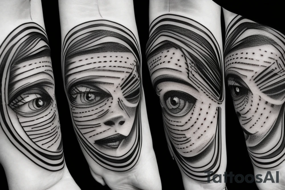 Evel vertical eye tattoo idea