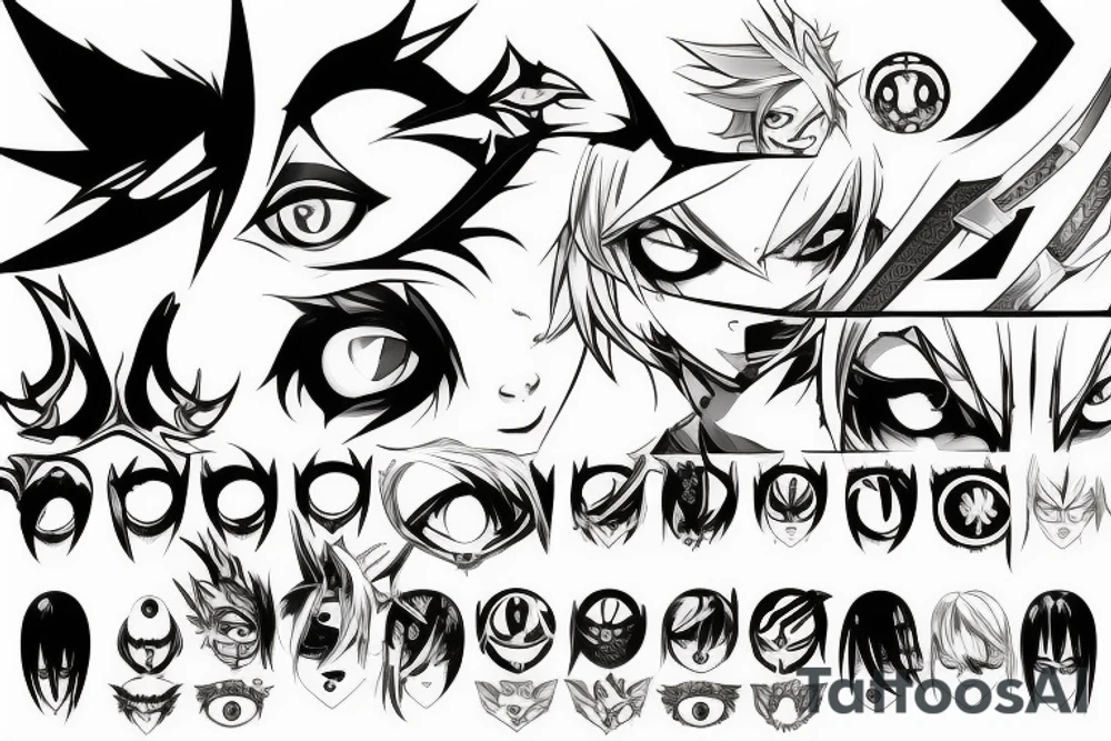 Elsword eye tattoo idea