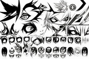 Elsword eye tattoo idea