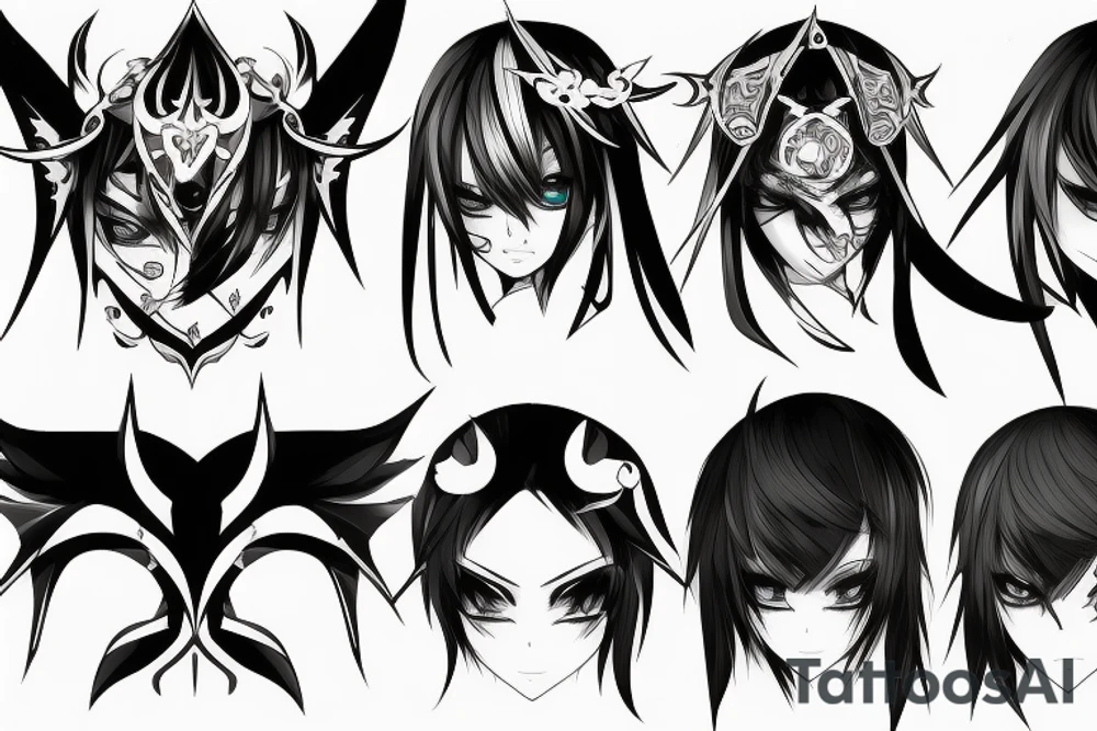 Elsword eye tattoo idea
