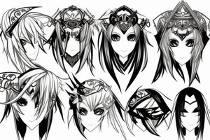 Elsword eye tattoo idea