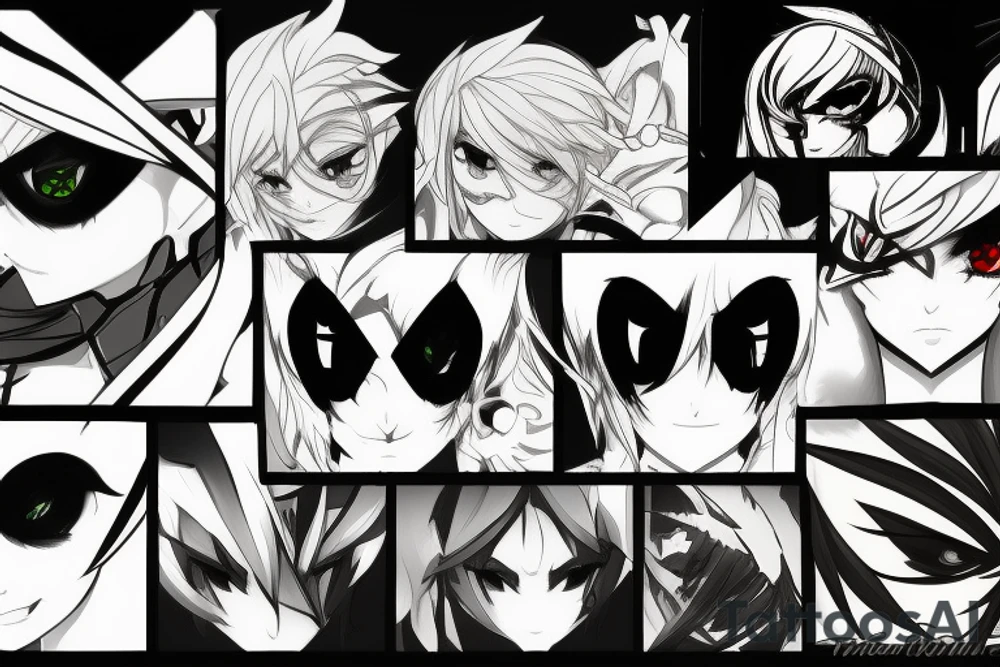 Elsword eye tattoo idea