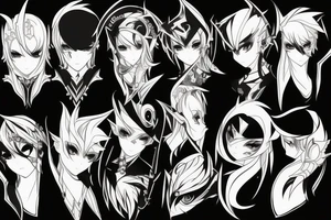 Elsword eye tattoo idea