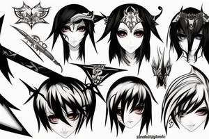 Elsword eye tattoo idea