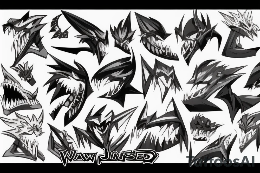 Elsword jaws tattoo idea