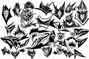 Elsword jaws tattoo idea