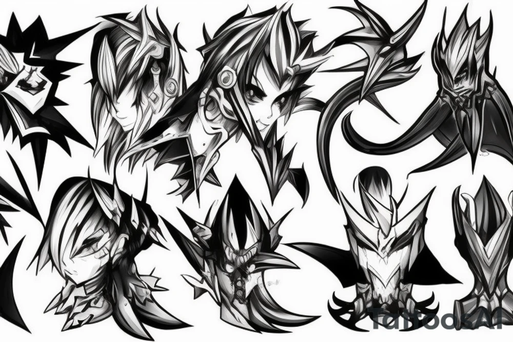 Elsword jaws tattoo idea
