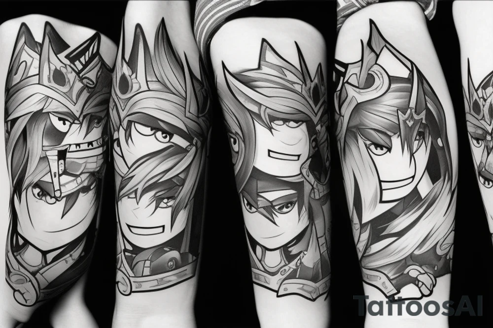 Elsword jaws tattoo idea
