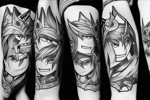Elsword jaws tattoo idea