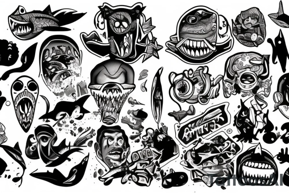 Jaws tattoo idea