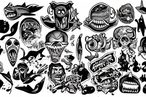 Jaws tattoo idea