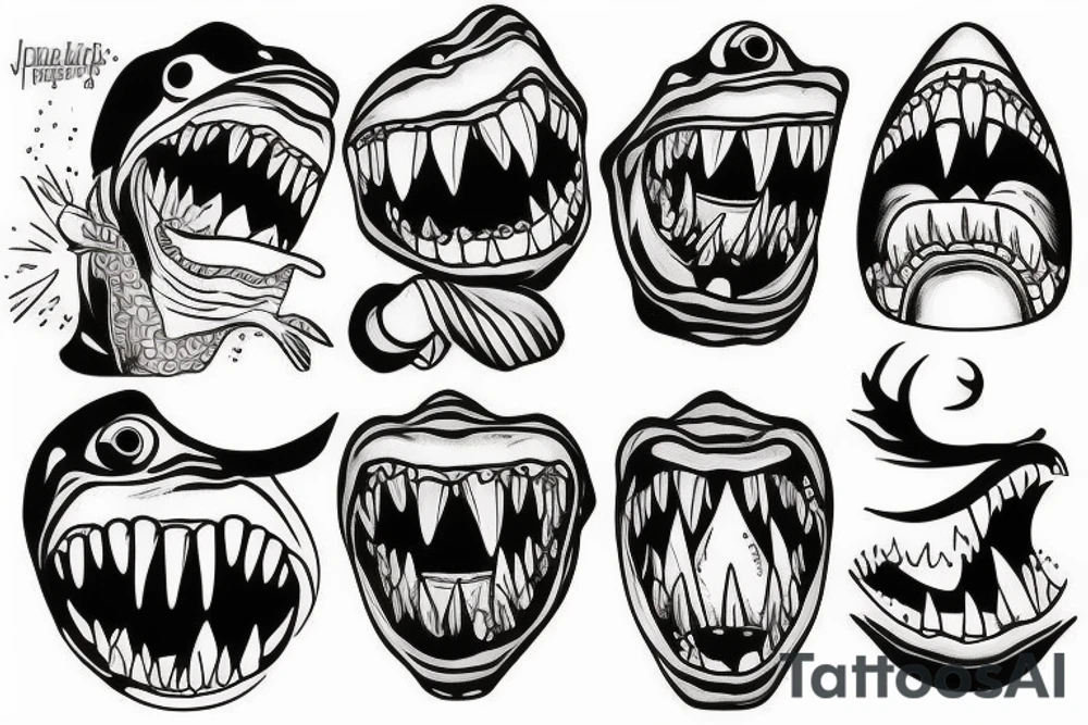 Jaws tattoo idea