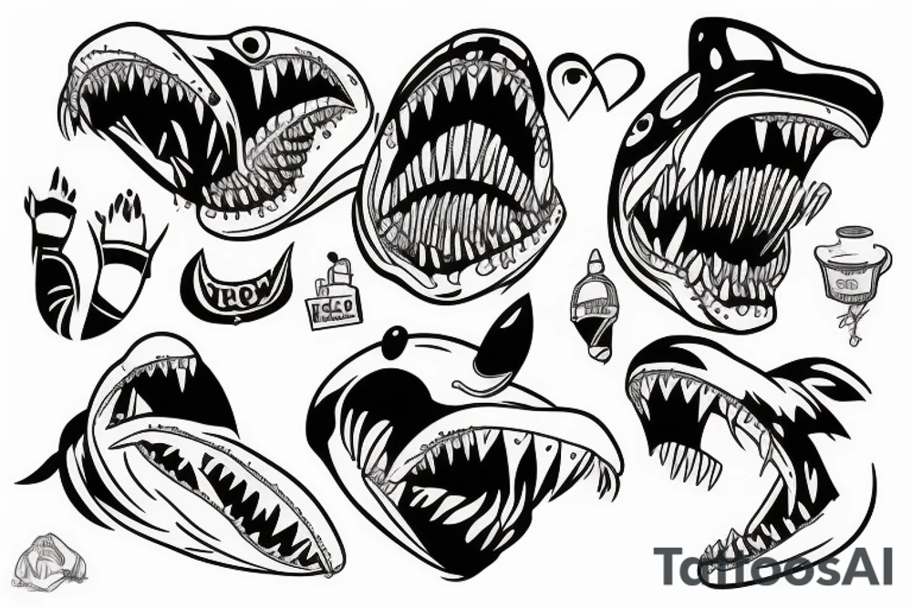 Jaws tattoo idea